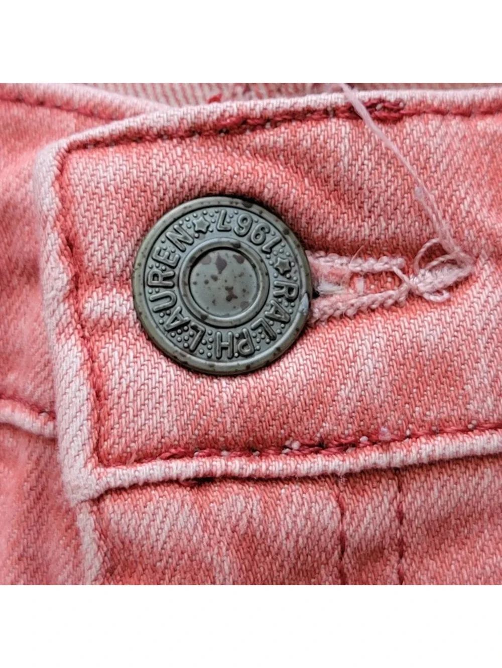 POLO Ralph Lauren Jemma Super Skinny Jeans Girls 14 Reddish Pink Stretch Denim